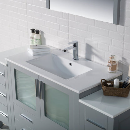 Blossom Sydney 60 Inch Bathroom Vanity with Side Cabinet - V8001 60S 01