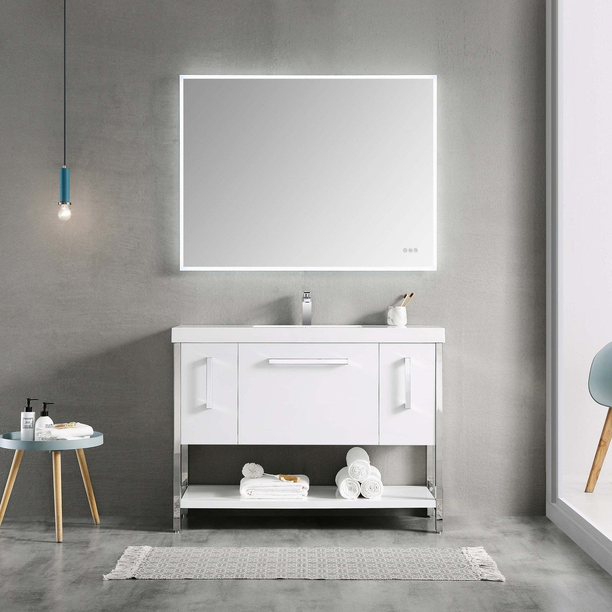 Blossom Riga 48 Inch Bathroom Vanity – Single Sink - V8022 48 01S