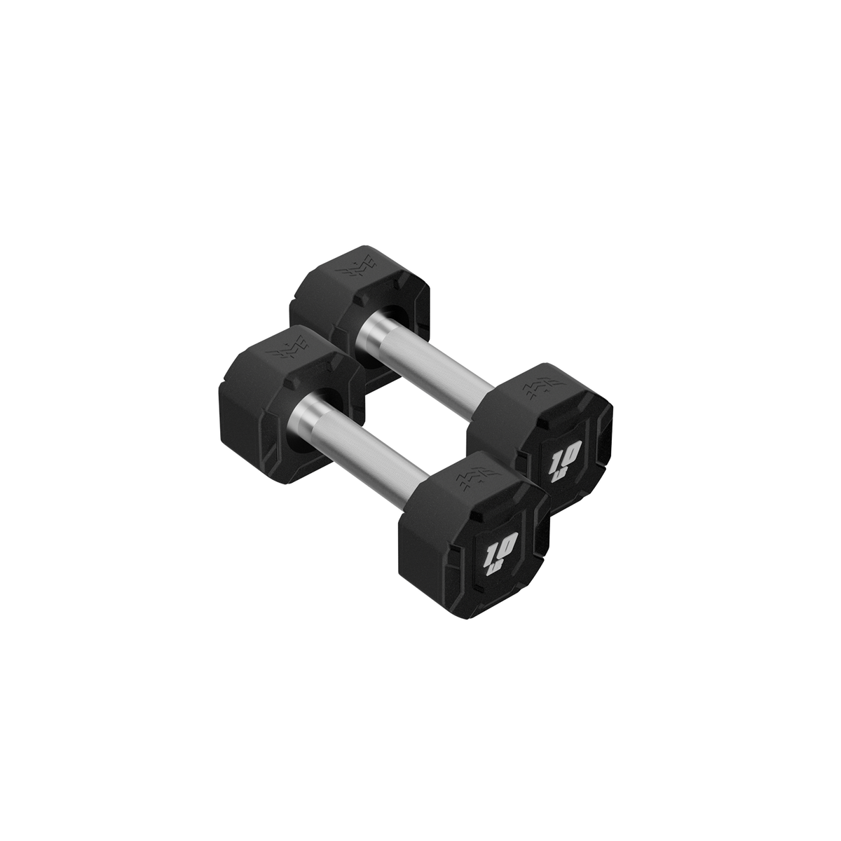 Major Fitness Urethane Octagonal-Shield Dumbbells - DBSET5-55