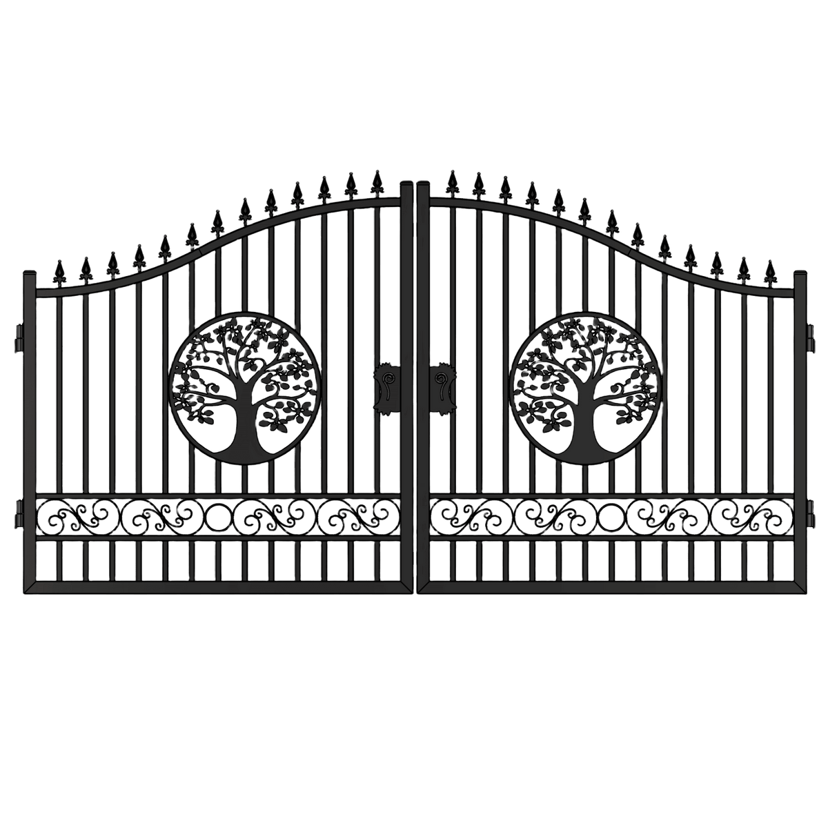 Chery Industrial 14' Iron Gate with Wider goalposts, No metal ball II000074NM