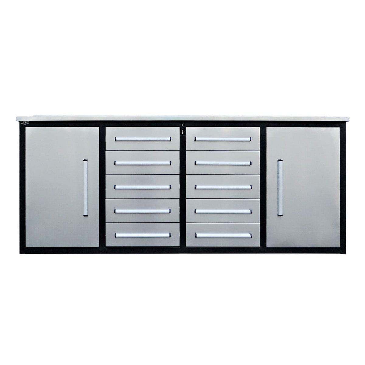 Chery Industrial 7ft Heavy Duty Workbench with 10 Drawers & 2 Cabinets - WW000197
