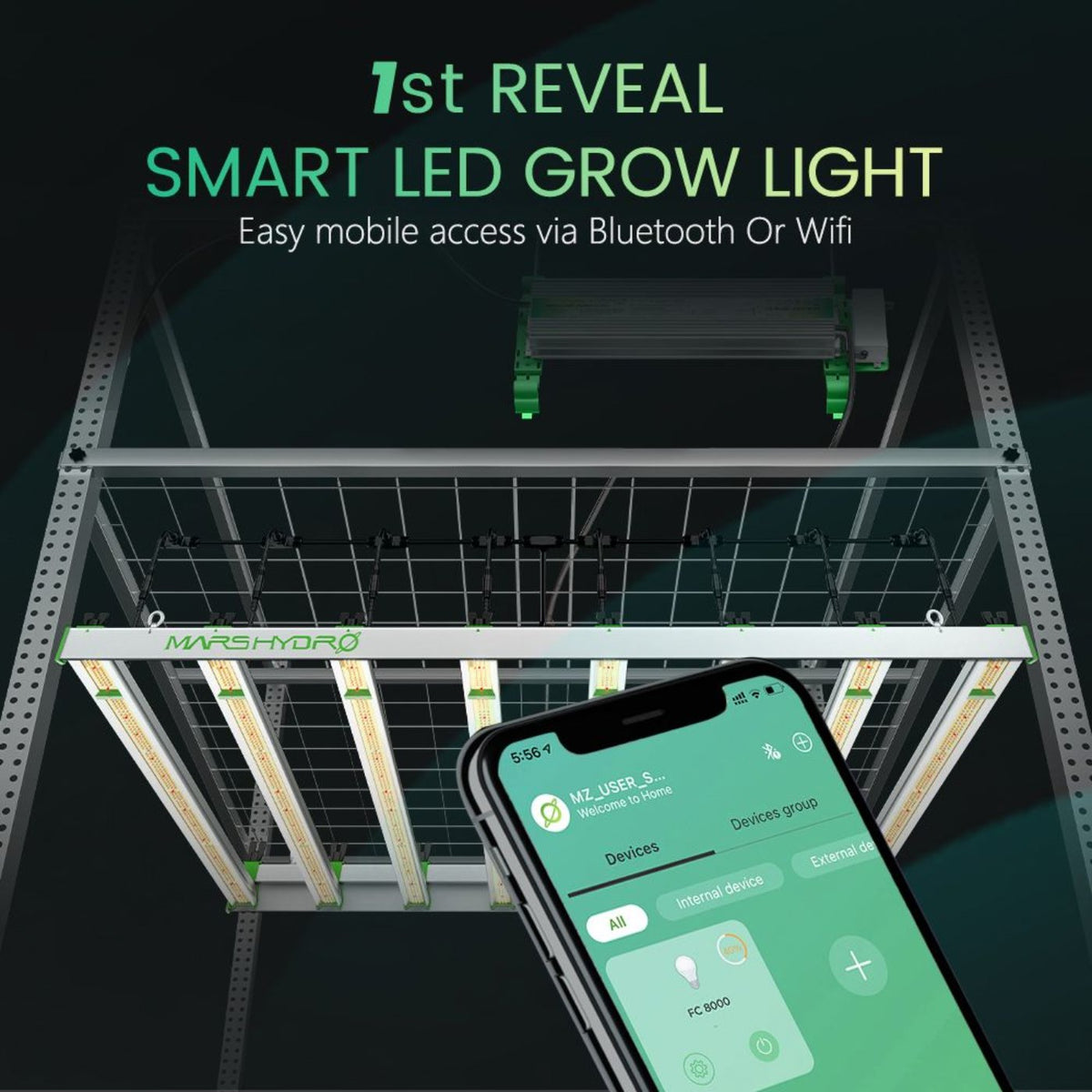 Mars Hydro Smart FC8000 Samsung LM301B 800W
