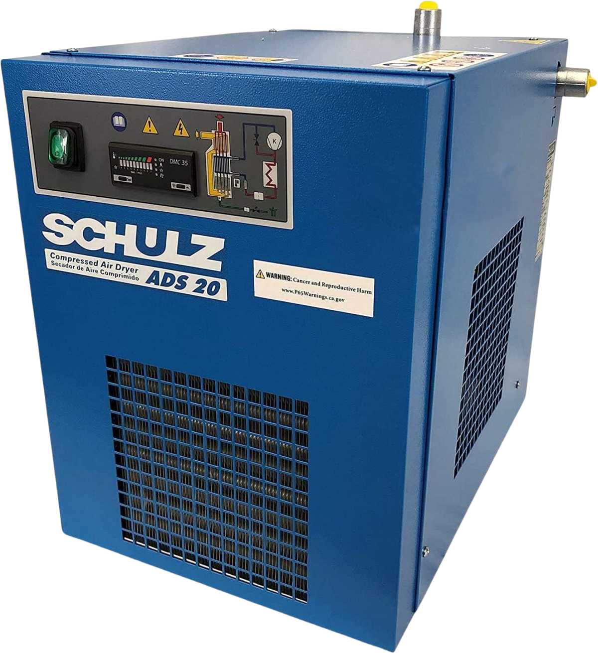 Schulz ADS-20 Air Dryer Non-Cycling Compressed 20 CFM 232 PSI 115V 1-Phase New - ADS-20-UP