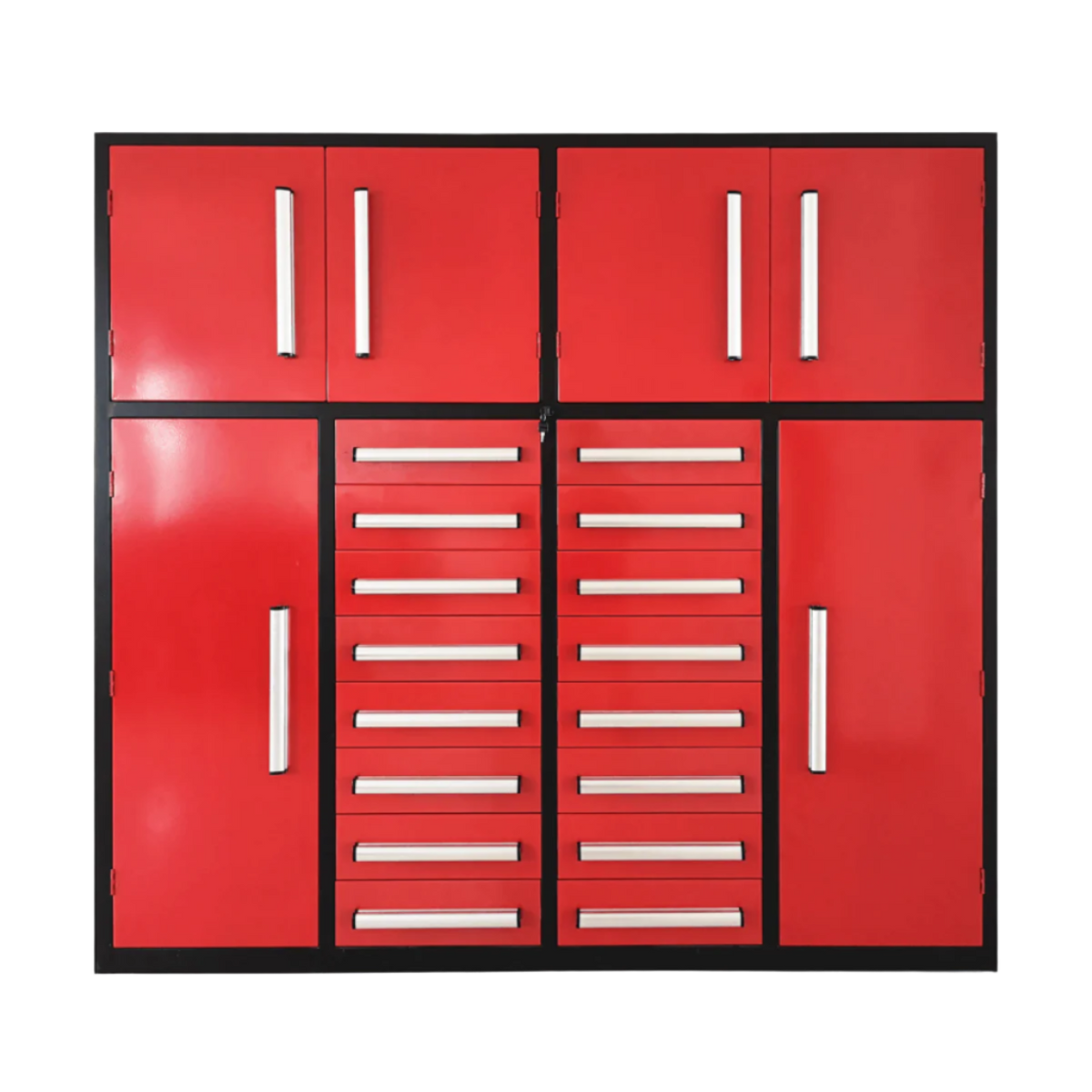 Chery Industrial [AS-IS] 7ft Garage Storage Cabinets with 16 Drawers - D_WW000201