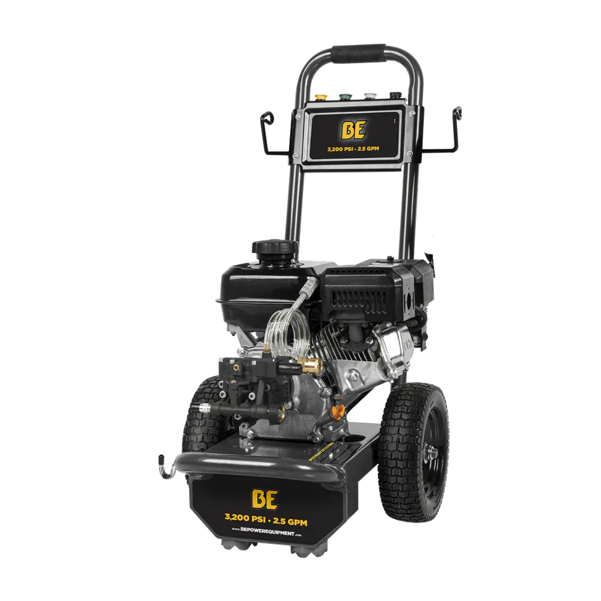 BE Power Equipment 3,800 PSI 2.5 GPM Cold Water Gas Pressure Washer - B3875PA