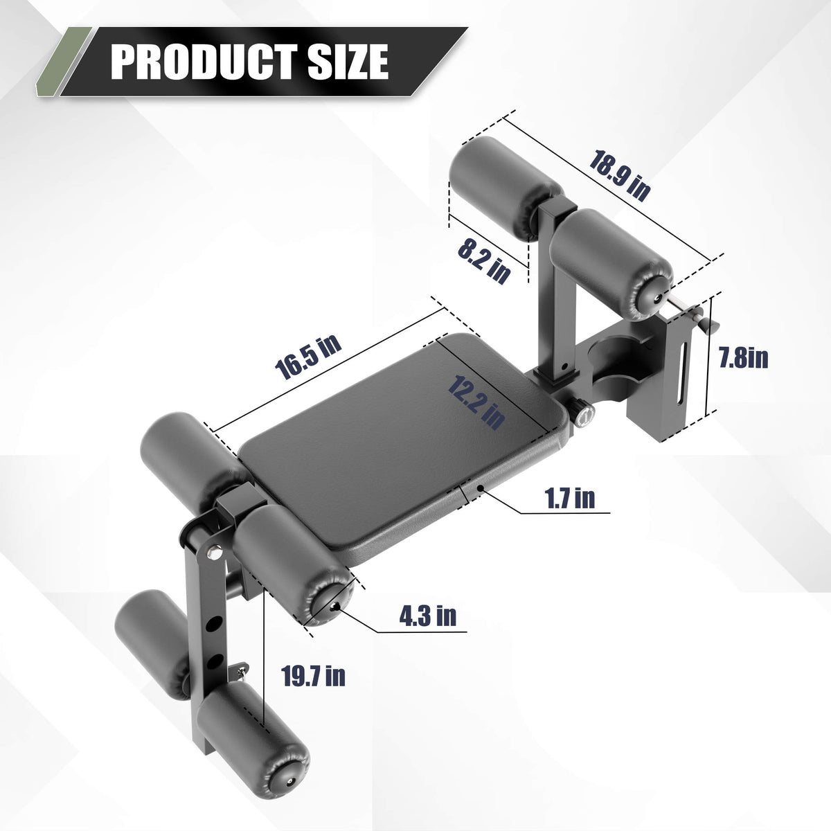 Major Fitness Rack Mounted Leg Extension - RMLE57
