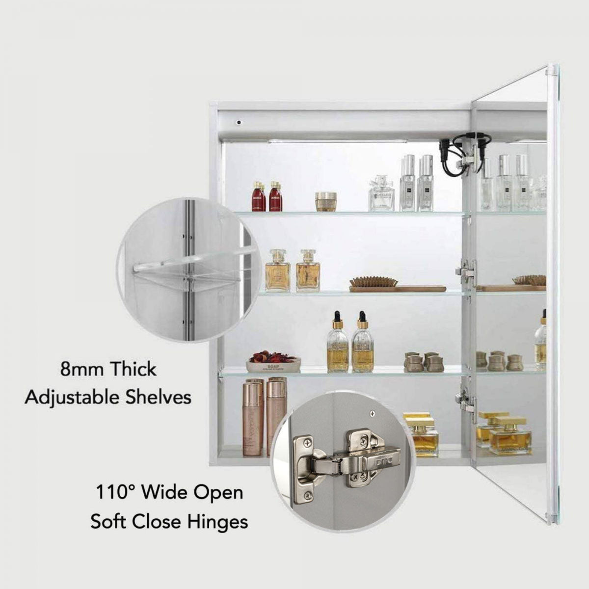 Blossom Vega – 20 Inches LED Medicine Cabinet - MCL4 2032L