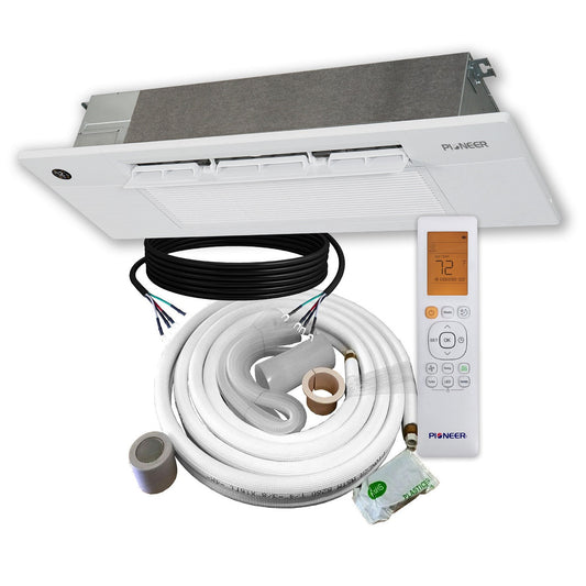 Pioneer Multi Zone 12,000 BTU Quantum Series One-Way Ceiling Cassette Indoor Section Split Inverter++ Air Conditioner Heat Pump 230V - CK012GMFILCFHD-10