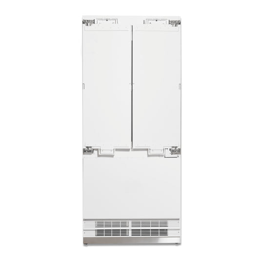 Thor Kitchen 36-inch French Door Built-In Stainless-Steel Panel-Ready Refrigerator – XRF3619BFP-SS