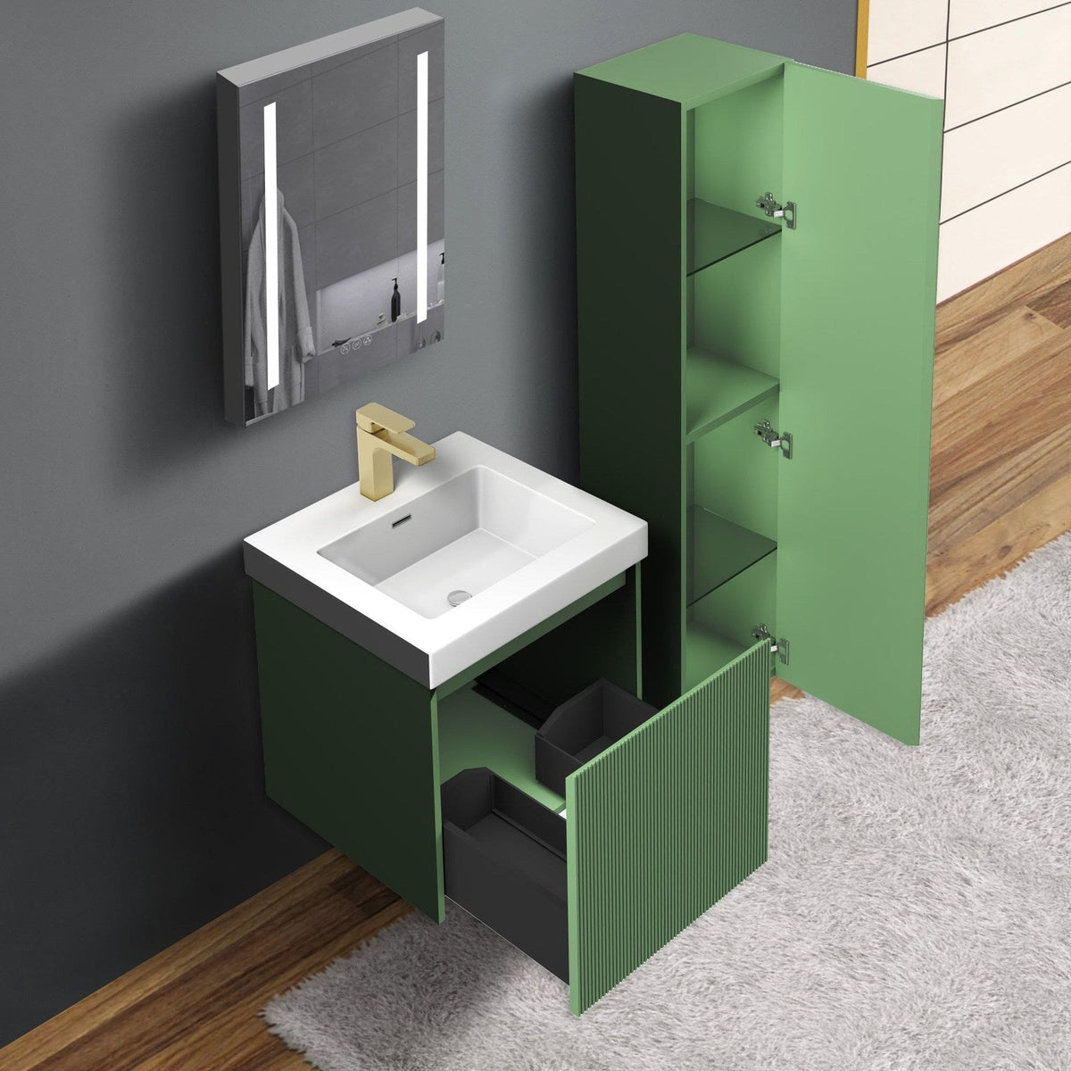 Blossom Positano 20″ Bathroom Vanity - V8028 20 01
