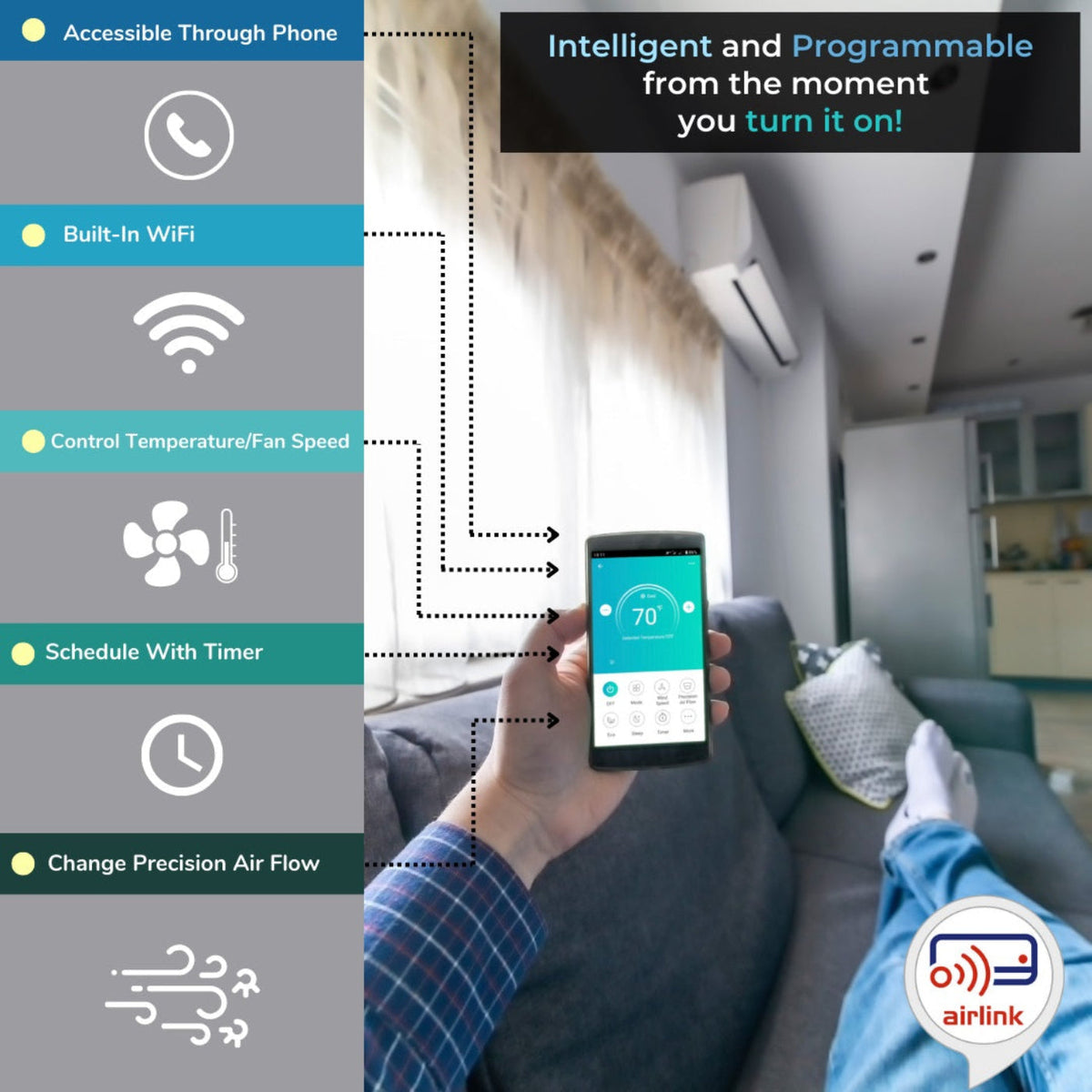 Pioneer Diamante Ultra 9,000 BTU 23.5 SEER2 Ductless Mini-Split Inverter++ Energy-Star Wi-Fi Air Conditioner Heat Pump Full Set 230V with 16 Ft. Kit - WYT009GLFI22RL