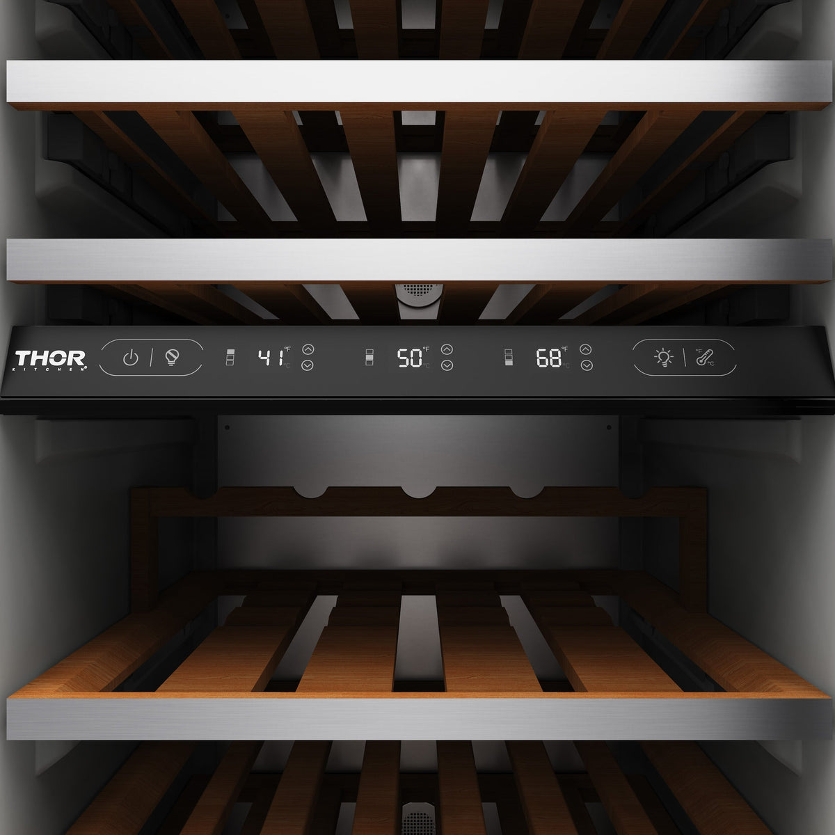Thor Kitchen 24-inch Built-in Column Wine Cooler, Panel Ready - XRF24CWC