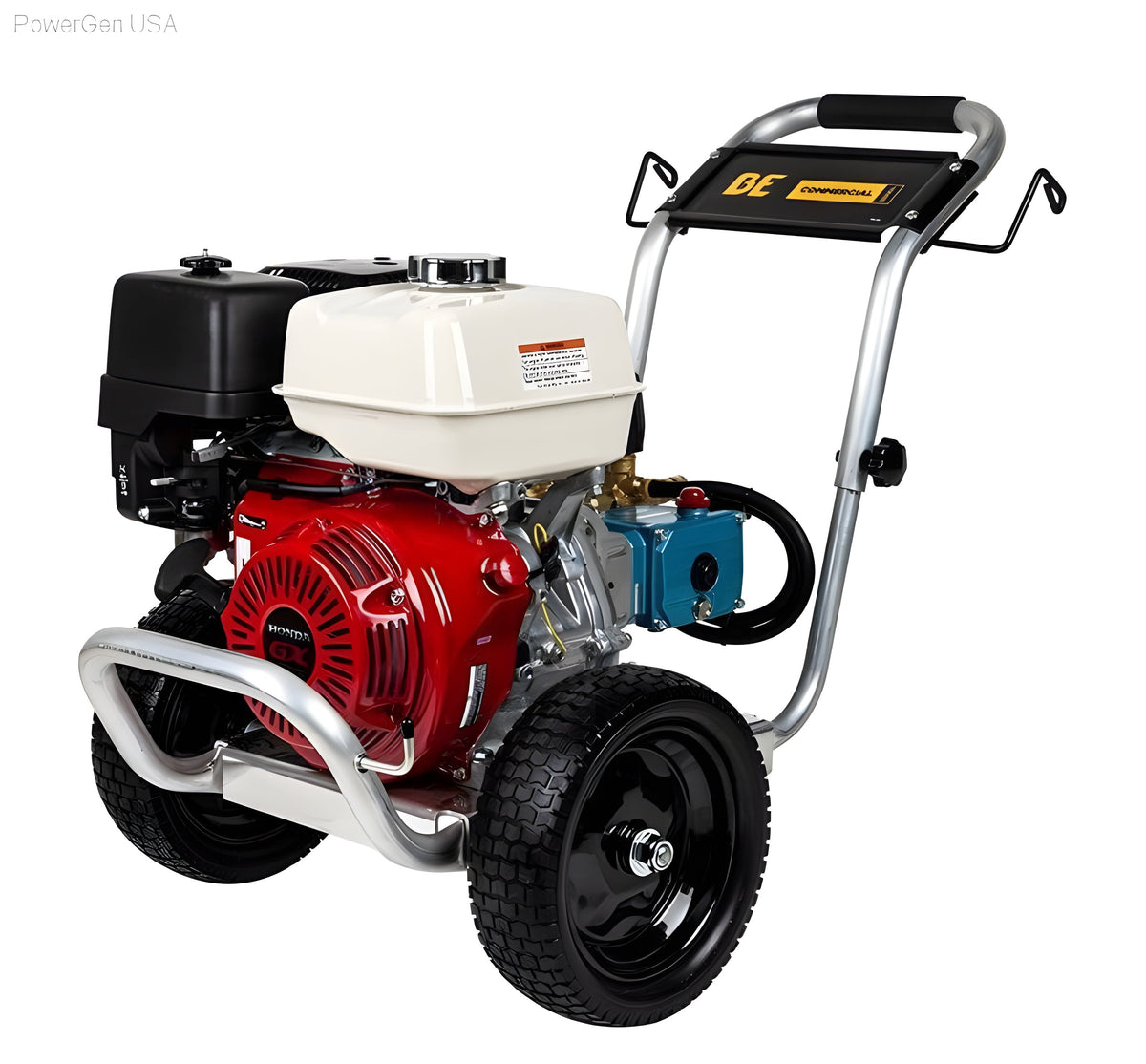 BE Power Equipment 4000 PSI 4.0 GPM Gas Pressure Washer with Honda GX390 Engine and Comet Triplex Pump - PowerGen USA - B4013HACS