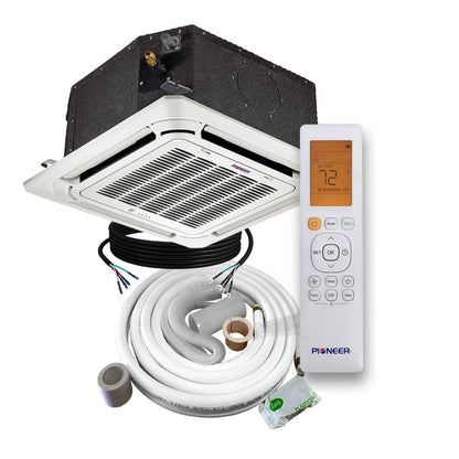 Pioneer Multi Zone 18,000 BTU Quantum Series Ceiling Cassette Indoor Section Split Inverter++ Air Conditioner Heat Pump 230V - CB018GMFILCFHD-10