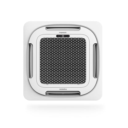 Pioneer Quantum Ultra 9,500 BTU 23 SEER2 230V 8-Way Ceiling Cassette Ductless Mini-Split Air Conditioner Inverter Heat Pump Full Set - CYT009GLSI24RL-10S