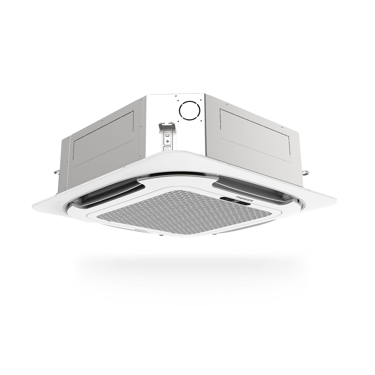 Pioneer Quantum Ultra 12,000 BTU 21 SEER2 230V 8-Way Ceiling Cassette Ductless Mini-Split Air Conditioner Inverter Heat Pump Full Set - CYT012GLSI24RL-10S