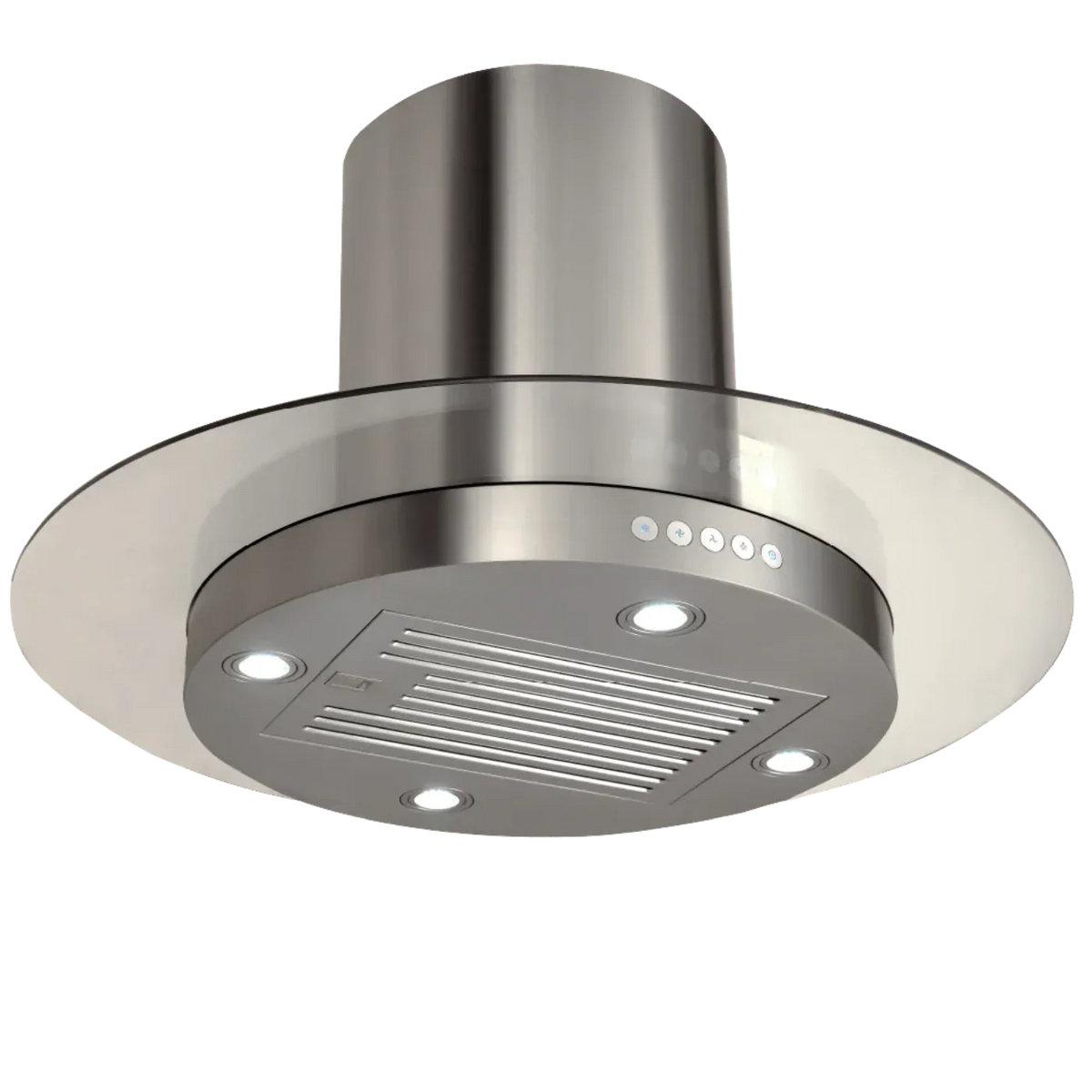 Proline Island Range Hood with powerful 550 True-CFM in 36-inch, Stainless Steel | Elite Dream Home Brand New Series| PLSI 575G - PLSI 575G.36