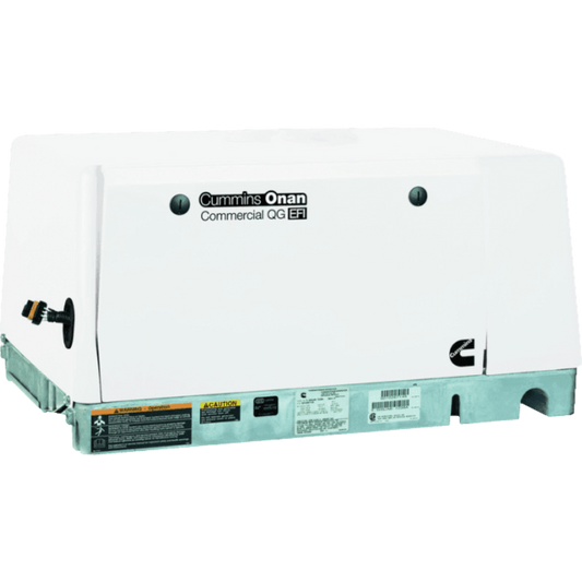 Cummins Onan QG 5500 5.5kW Generator 5.5HGJAD-6759+ Commercial Mobile Gas Single Phase 120/240 Volt Air Cooled EVAP New