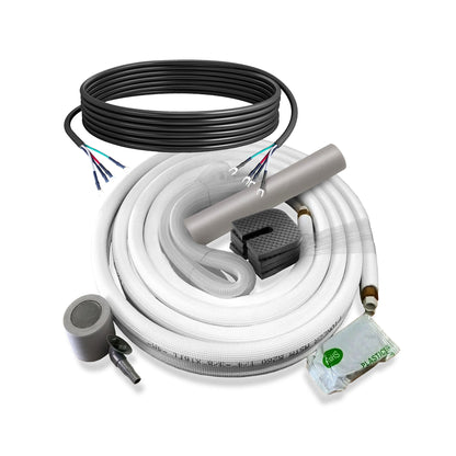 Pioneer Quantum Ultra 9,500 BTU 19.6 SEER2 230V Ceiling Concealed Ducted Mini-Split Air Conditioner Inverter Heat Pump Full Set - RYT009GLSI24RL-10S