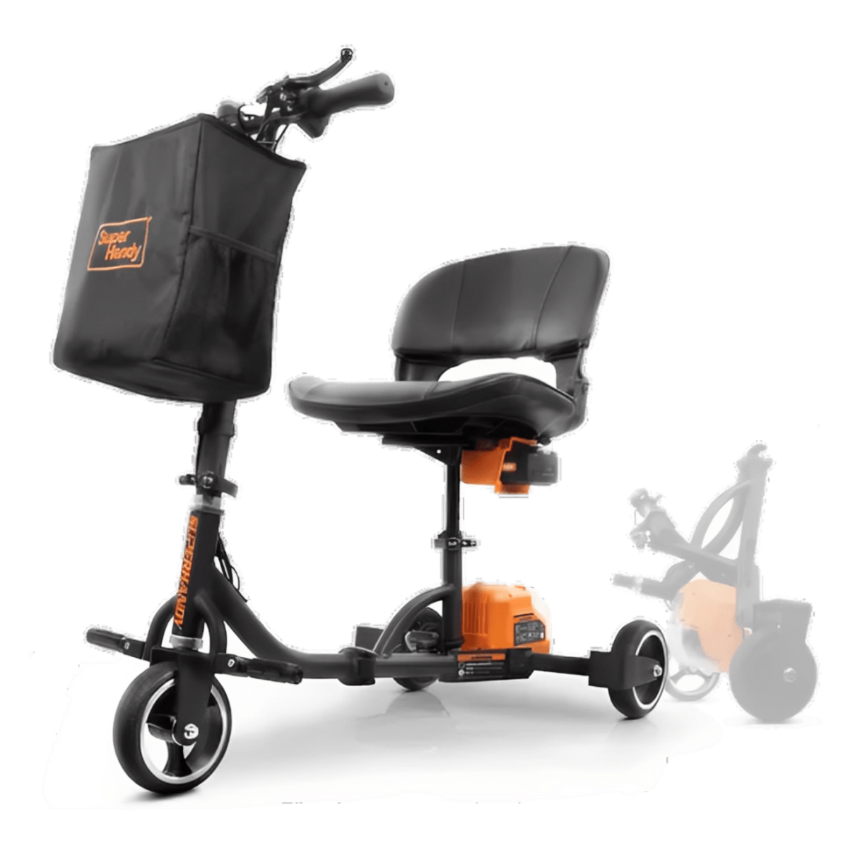 Super Handy GUT112 Passport 3 Wheeled Lightweight Long Range Folding Mobility Scooter New